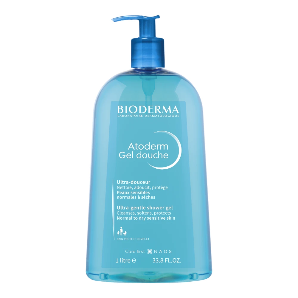 Bioderma Atoderm Gel Douche 1 л зволожуючий гель для душу для сухої шкіри