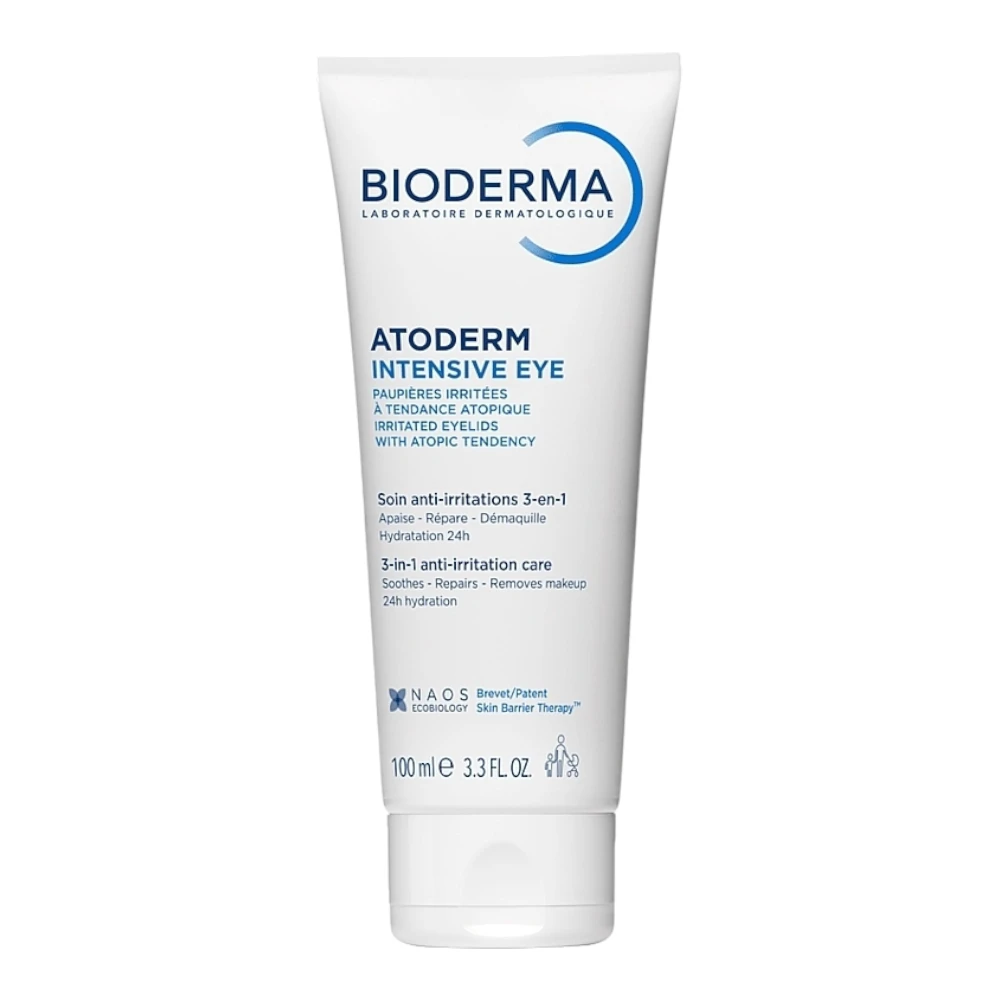 Bioderma Atoderm Intensive Eye 3 в 1 100 ml крем для повік і обличчя для чутливої шкіри