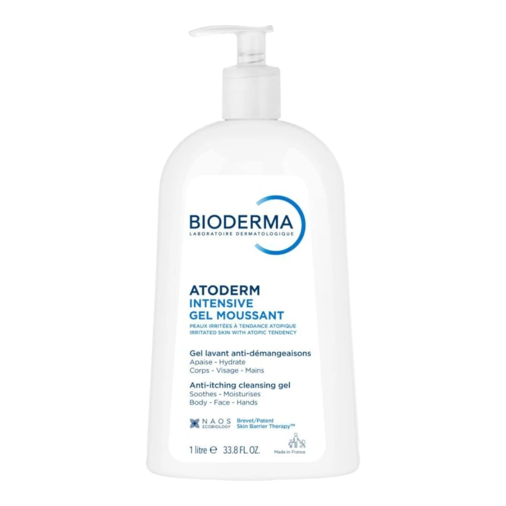 Bioderma Atoderm Intensive Gel Moussant 1000 ml очищувальний гель для атопічної шкіри