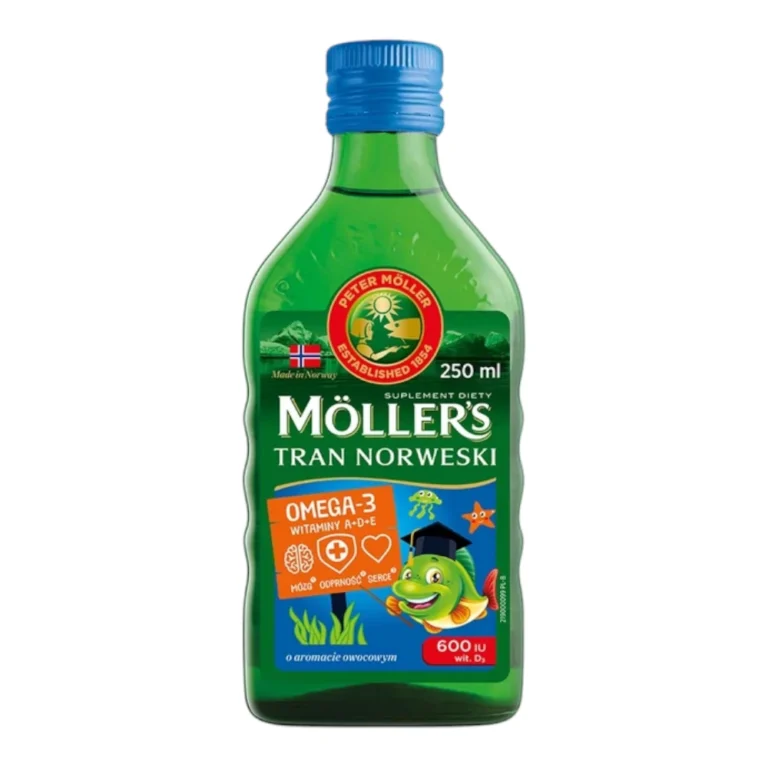 Mollers Tran Omega-3 фруктовий смак 250 мл риб’ячий жир омега-3